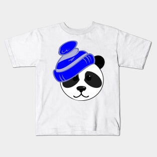 Panda Hat Emoji Kids T-Shirt